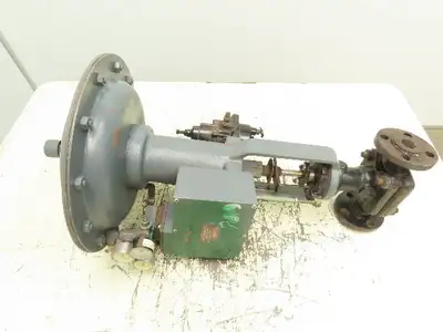 Mueller Pneumatic Diaphragm Actuator 1" Flanged Control Valve 72P315 Positioner