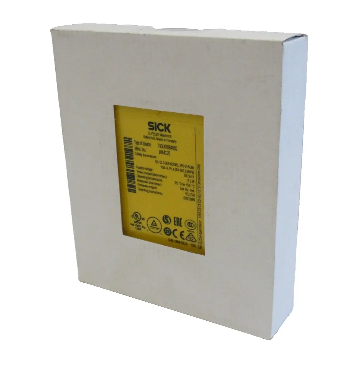 NEW SICK FX3-XTIO84002 SAFETY CONTROLLER 1044125 FX3XTIO84002