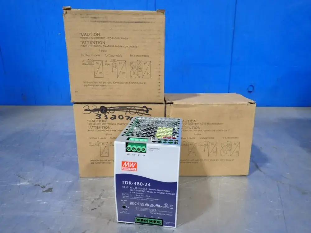 Used MEAN WELL TDR48024 DIN Rail Power Supplies Ohio US | HGR 24 #885624