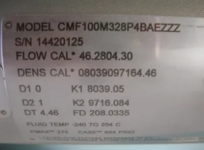 NEW Micro Motion CMF100 M328P4BAEZZZ