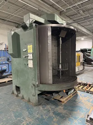 USED 2008 GOFF 3672-D SPINNER HANGER SHOT BLASTING MACHINE