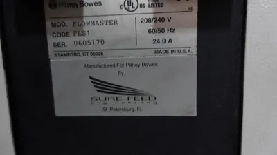 PITNEY BOWES FlowMaster 12000 Inserters Mailing and Inserting Equipment | Machinery Solutions Group, Inc. (18)
