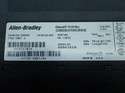 USED ALLENBRADLEY 1756A10