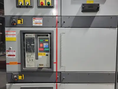 Low Voltage PDC / Switchgear Section, (2) 4000A & (5) 1200A Cutler-Hammer Magnum DS Breakers, 600V 3PH