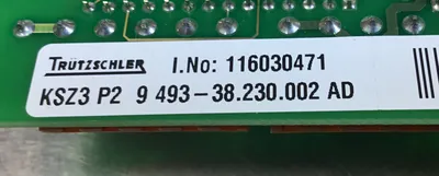Used Trutzschler KSZ3.P2 9 493-38.230.002AD Circuit Boards South Carolina US | Palmetto Automation #1158495