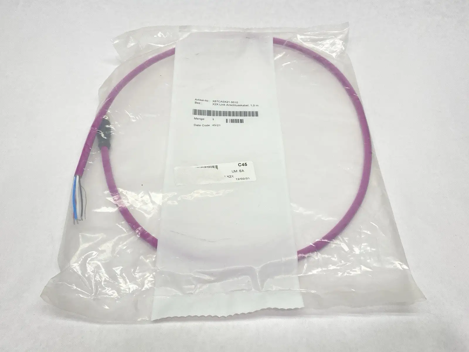 X67CA0X21.0010 | B&R Automation  X2X Link Attachment Cable 1m - New