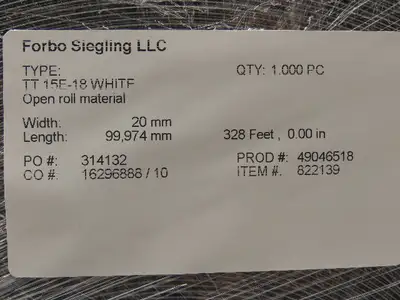 New | in-Stock FORBO SIEGLING _UNKNOWN_ Conveyor Parts | Arrow Industrial #635071
