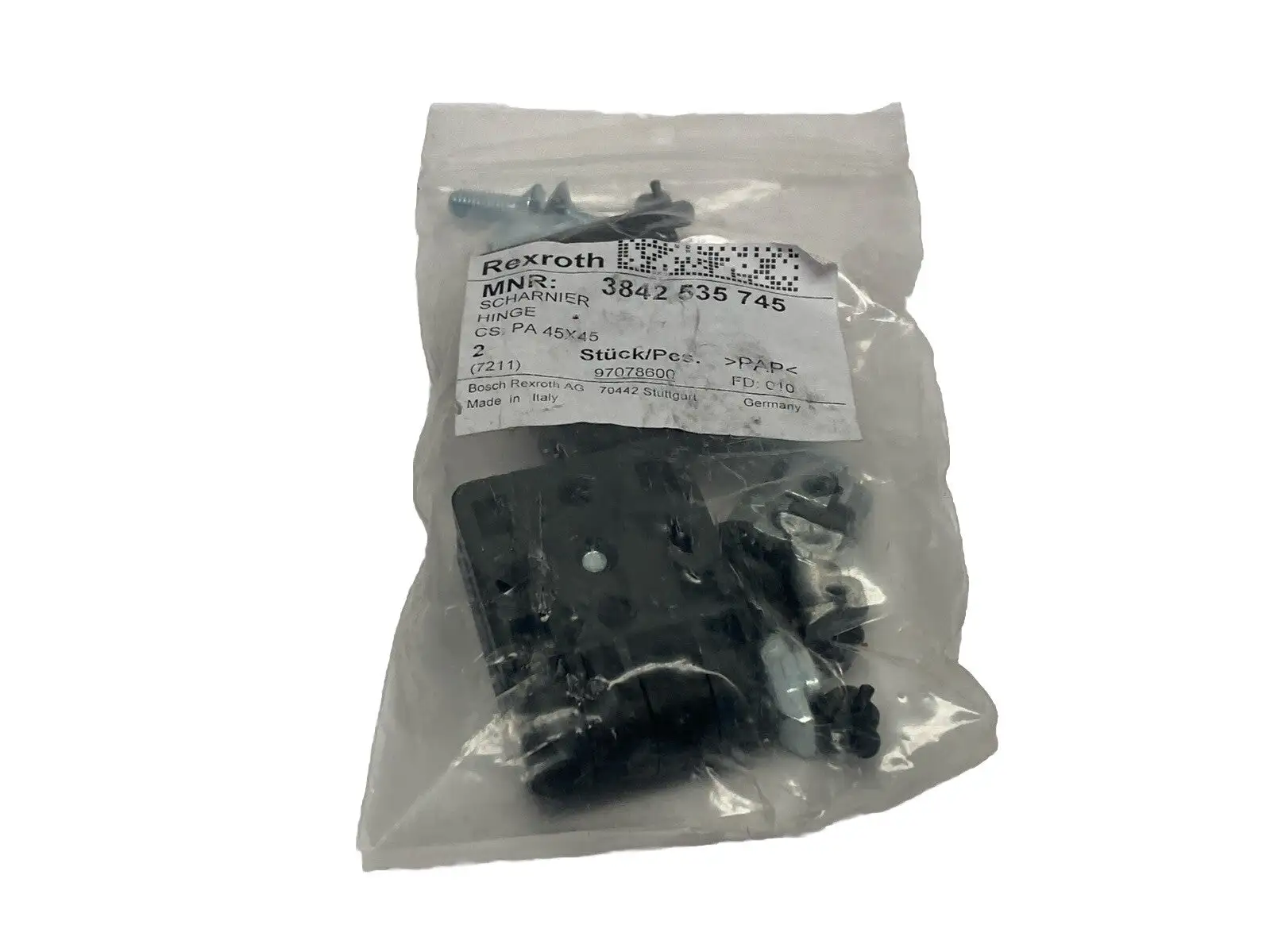 3 842 535 745 | Bosch Rexroth 3842535745 Hinge PA 45X45 - New