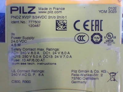 New | in-Stock PILZ 777502 Relays & Switches Ohio US | HGR 24 #1186342