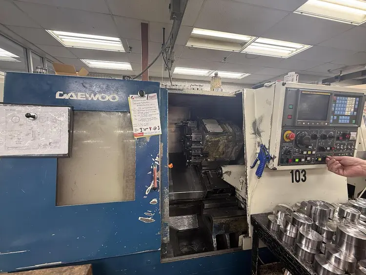Used DAEWOO 6S CNC Lathes Minnesota US | Source Machinery Sales #1545241
