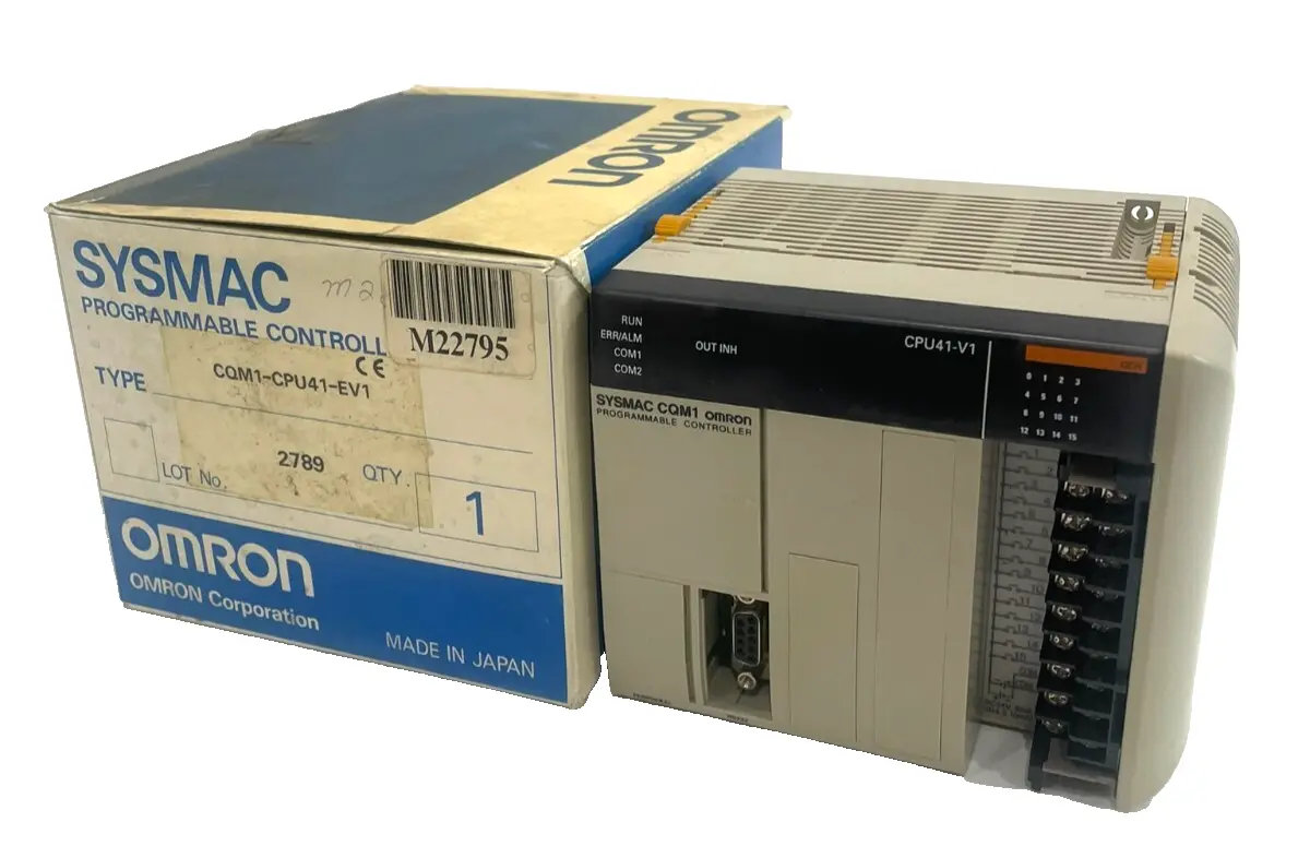 NEW OMRON CQM1-CPU41-EV1 CPU MODULE 24VDC 10MA 16POINT CQM1CPU41EV1