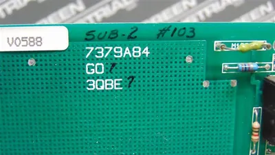 Westinghouse 7379A84G01 Ovation Extension Card 3QBE7 Sub 2 Used