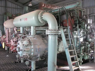 Used Cooper Bessemer GMVA8 Qty 2 Gas Compressors Oklahoma US | Borderless Services #1378258