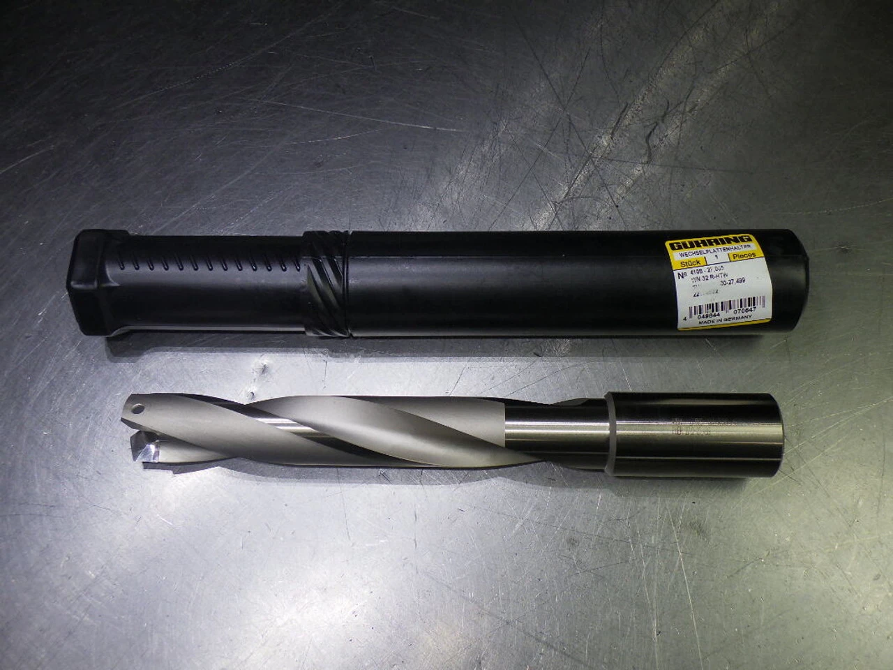 Guhring HT800 27mm Coolant Thru 5xD Drill 1.25" Shank 9041080270050 (LOC3283A)