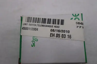 NEW OPEN BOX TELEMECANIQUE SCHNEIDER ZCKG00 LIMIT SWITCH STOCK G894A