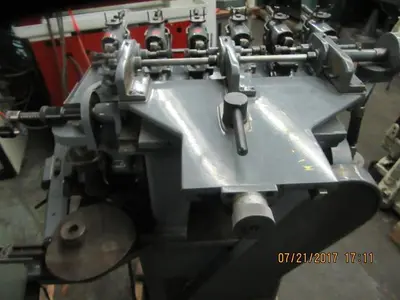 7854-385 R. Gudel Type 30, 6-Position Semi-Automatic Ring/Band Brocading/Copy Engraving Machine