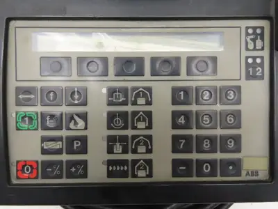 ABB HAA 3560-BBA Robot Teach Pendant Keypad Handheld With 35' Cord With E-stop