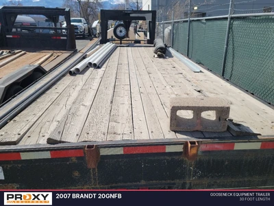 Used 2007 BRANDT 20GNFB Flatbed Trailers Colorado US | Proxy Equipment #1377831