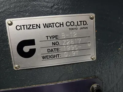 1995 CITIZEN B12 CNC Swiss Lathe | Graff-Pinkert (7)