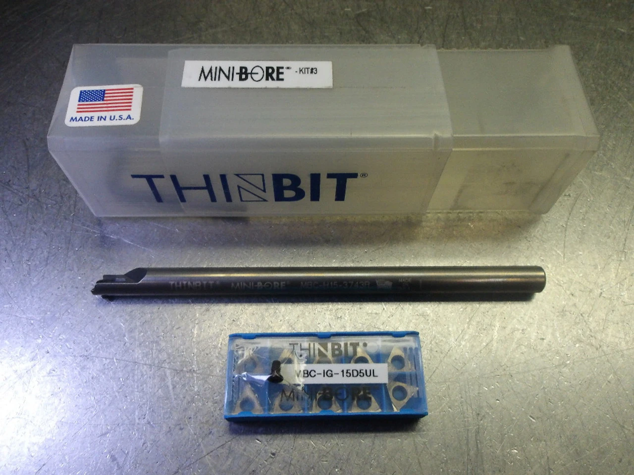 Kaiser MiniBore ThinBit Cabide Boring Bar 3/8" Shank MBC-H15-3743R (LOC1395A)