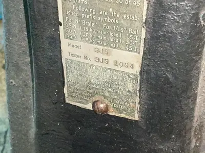 Used ROCKWELL 3JS Hardness Testers Ohio US | HGR 24 #1521315