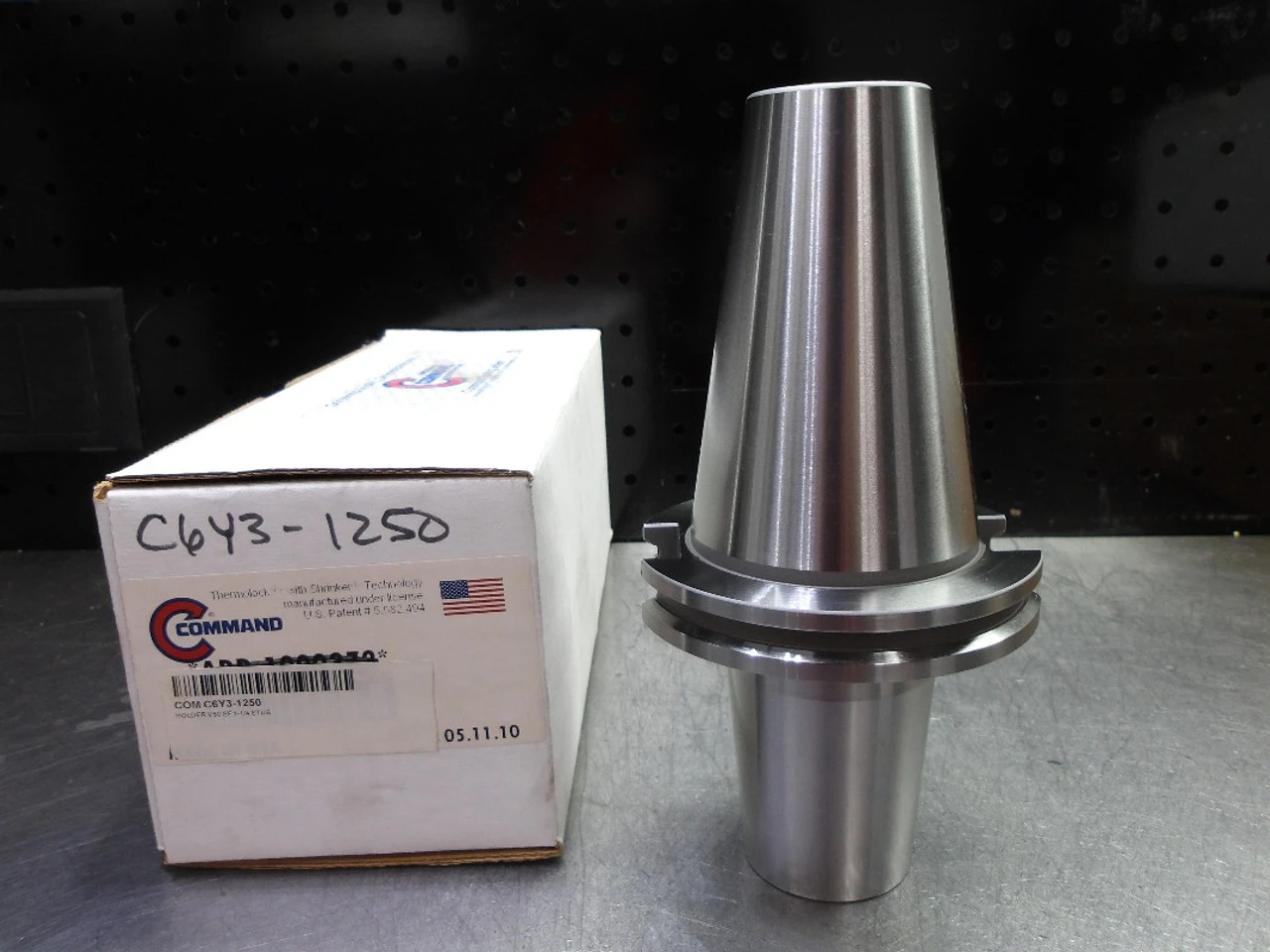 Command CAT50 1.25" Shrink Fit Tool Holder 3.6" Pro C6Y3-1250 (LOC2197)