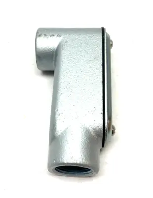 USED THOMAS & BETTS BLUEKOTE RIGID CONDUIT OUTLET ELBOW 1" W/ COVER