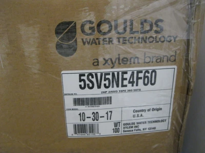 NEW Goulds 5SV5NE4F60