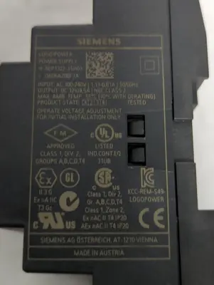 Used SIEMENS 6EP1322-1SH03 Miscellaneous Equipment (Electrical & Power) Ohio US | Surplus Asset Holdings #1363904