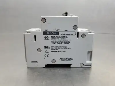 USED Allen-Bradley 1492-CB1 G060 Circuit Breaker, 6A 277VAC/65VDC w/1492-ACB