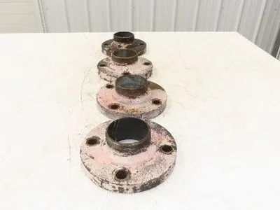 Weldbend 3" Butt Weld Flange x 3" NPT Pipe Nipple #150  Lot of 4