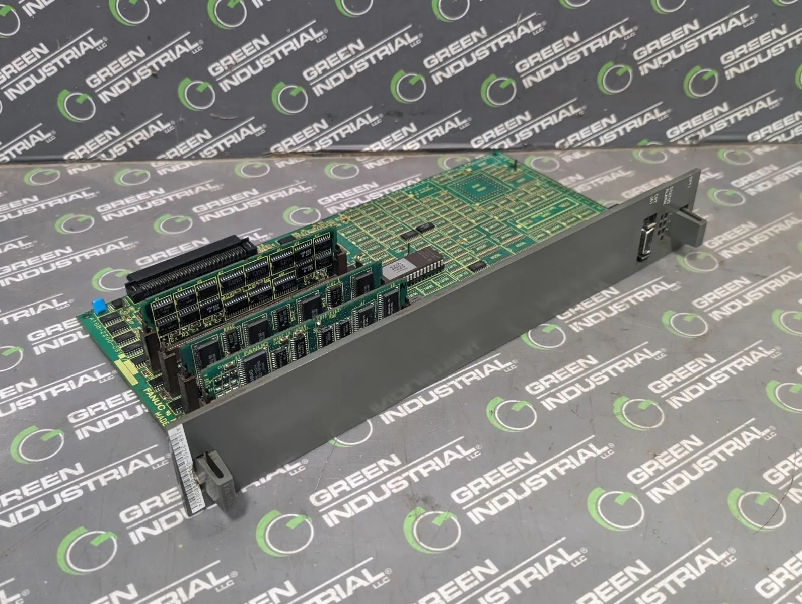 FANUC A16B-2200-0917/06B OPT1 Spindle Drive Graphic Board w Daughter Boards Used