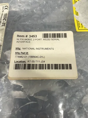 National Instruments 778982-01 RS232 Serial Interface Module PCB PXI-8430/2