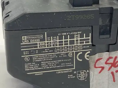 LR3D3322 | Telemecanique  Thermal Overload Relay 17-25A - Used