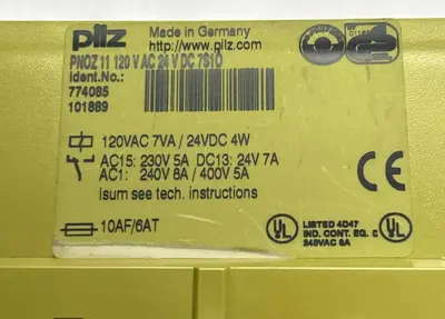 Used PILZ PNOZ11 Miscellaneous Equipment (Electrical & Power) | Surplus Asset Holdings #1201888