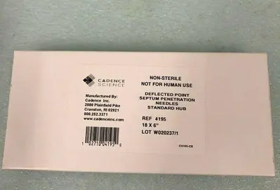 CADENCE SCIENCE 18x6'' 4195 DEFL PT SEPTUM PENETRATE