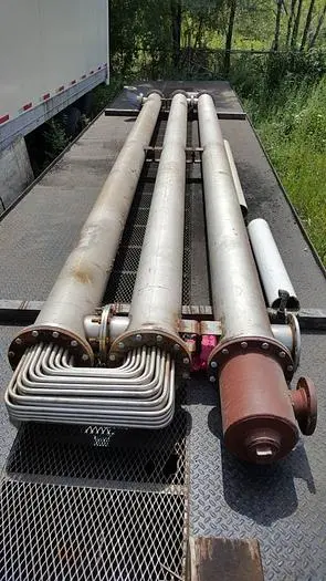 Used 24 FOOT LONG THREE TIER STAINLESS STEEL HEAT EXCHANGER _UNKNOWN_ Heat Exchangers | C3 SURPLUS LLC #442443