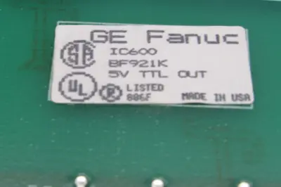 NEW GE FANUC IC600BF921K INPUT MODULE PC BOARD 5V 32 POINT IC600BF921A IC600BF92