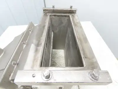 Stainless Steel Metal Detector Down Stream Rejection Gate Valve Louver Flap SS