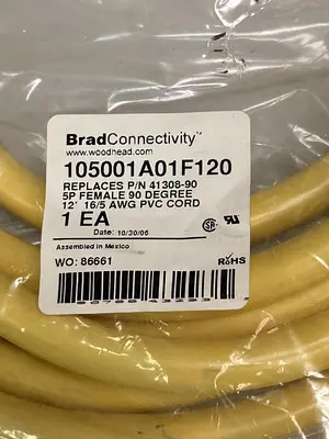 Used BRAD CONNECTIVITY 105001A01F120 Miscellaneous Equipment (Electrical & Power) | Surplus Asset Holdings #1197059