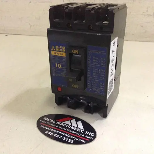 Used MITSUBISHI NF30-SS-10 Circuit Breakers Michigan US | Ideal Machinery #602863