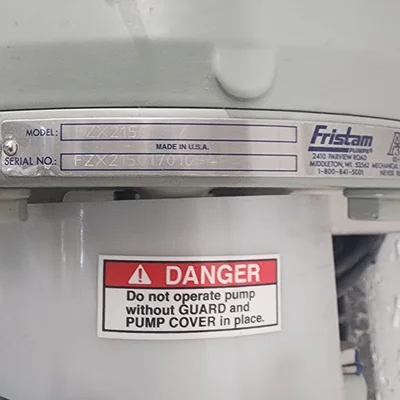 Pump FRISTAM MIXER -BLENDER PUMP - QUALITY SANITARY STAINLESS STEEL # 38921