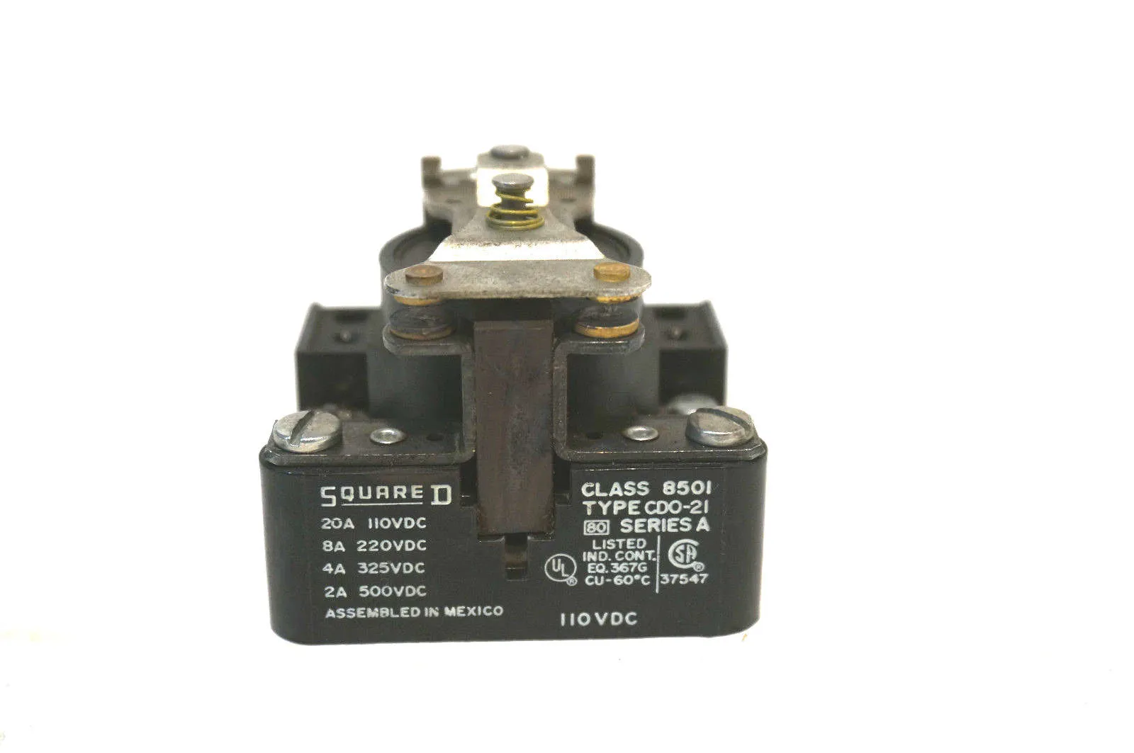 SQUARE D 8501-CDO-21 RELAY 8501CDO21