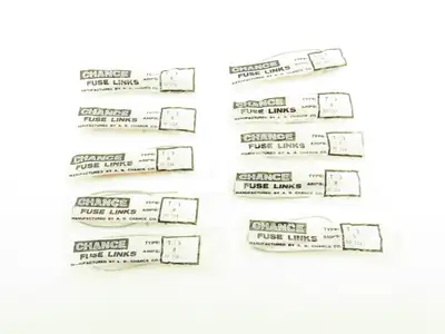 A.B. Chance MBT23 Type T23 Fuse Link 8 Amp Lot of 10