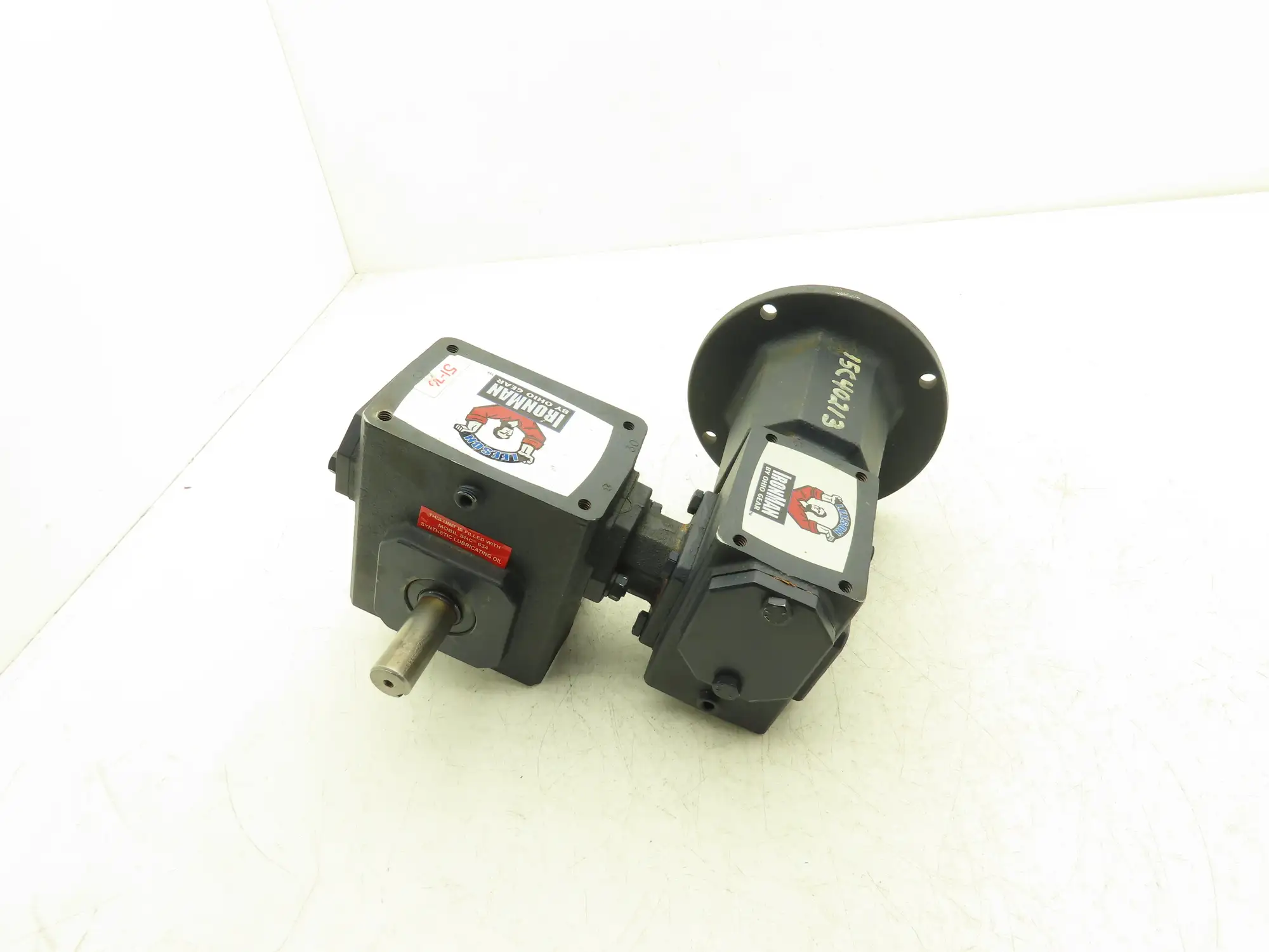 Ironman DM818-300-140-L Gearbox 300:1 Double Reduction 1/8Hp 5.8rpm 56C-145TC