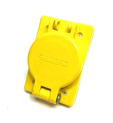 USED HUBBELL|KELLEMS WATERTIGHT DEVICE TWIST-LOCK® RECEPTACLE WITH LIFT COVER