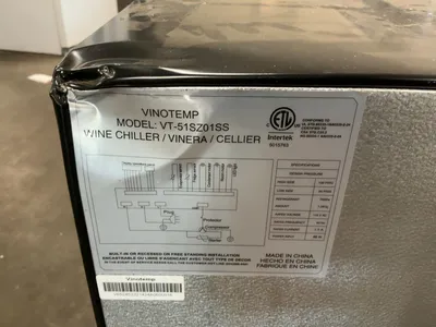 Used VINOTEMP VT-51SZ01SS Bottle Coolers Michigan US | Miedema Asset Management Group #1315989