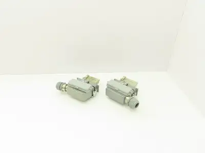 Phoenix Contact 24-Pin 16A Male Female Connector HC-KA Terminals Lot of 4
