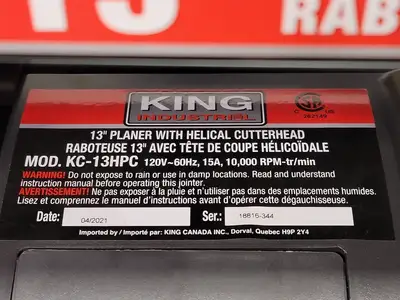 NEW KING CANADA KC-13HPC
