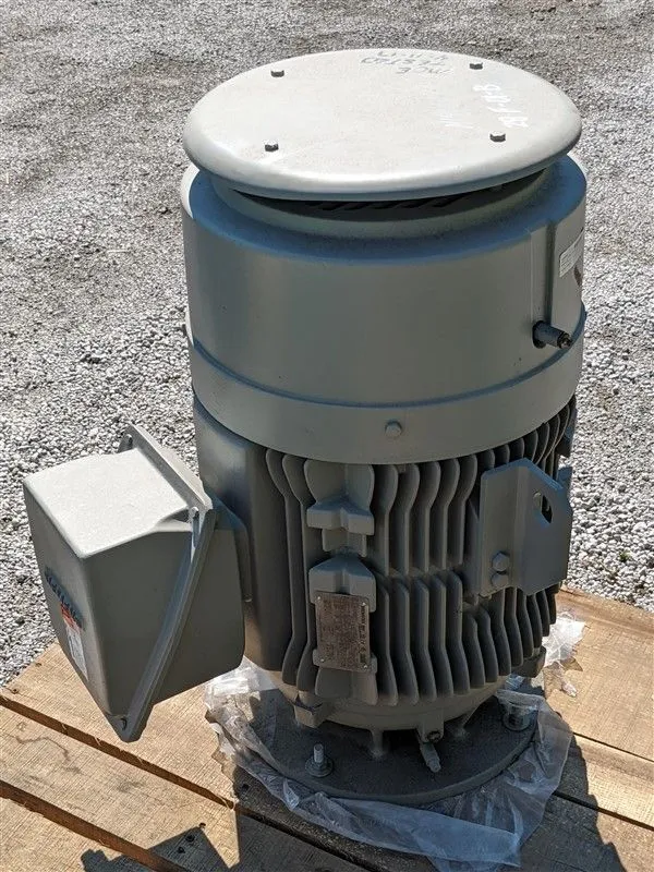 Rebuilt 100 HP 1780 RPM Siemens Vertical Motor 326HP Frame 460 Volts EOK